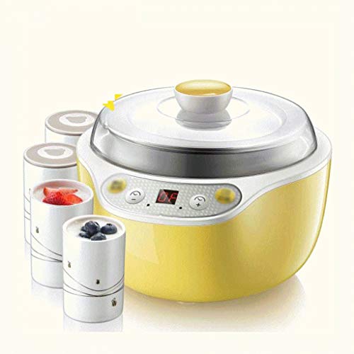 SJYDQ Máquina de Yogurt Mini máquina de Helados con encimera eléctrica con Fondo Antideslizante, Helado rápido casero fácil, Sorbete de Postre de Yogurt congelado