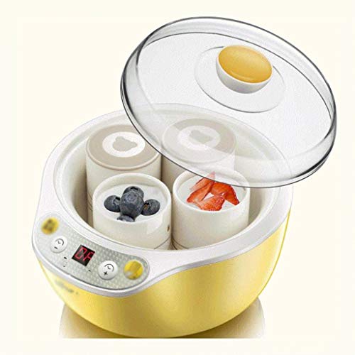 SJYDQ Máquina de Yogurt Mini máquina de Helados con encimera eléctrica con Fondo Antideslizante, Helado rápido casero fácil, Sorbete de Postre de Yogurt congelado