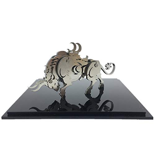 SKAJOWID Rompecabezas De Metal En Forma De Corrida 3D, Rompecabezas De Acero Inoxidable De Bricolaje, Modelo De Corte Láser, Kit De Juguete, Decoración De Mobiliario Exquisita, Montaje Simple
