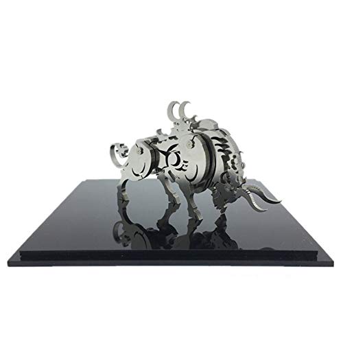 SKAJOWID Rompecabezas De Metal En Forma De Corrida 3D, Rompecabezas De Acero Inoxidable De Bricolaje, Modelo De Corte Láser, Kit De Juguete, Decoración De Mobiliario Exquisita, Montaje Simple