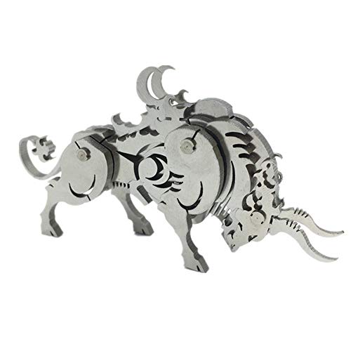 SKAJOWID Rompecabezas De Metal En Forma De Corrida 3D, Rompecabezas De Acero Inoxidable De Bricolaje, Modelo De Corte Láser, Kit De Juguete, Decoración De Mobiliario Exquisita, Montaje Simple
