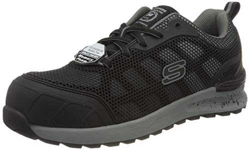 Skechers Bulkln Lyndale, Zapato Industrial para Mujer, Negro, 38 EU