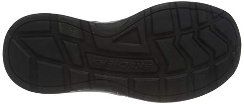 Skechers Melbo-Journeyman 2, Sandalias de Gladiador para Hombre, Negro (Black BBK), 42 EU