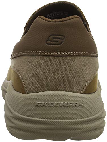 Skechers Men's Harsen-Ortego Loafers, Beige (Desert Dsrt), 8 UK (42 EU)