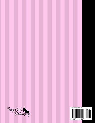 Sketchbook: Chocolate Labrador Retriever Dog Pink Sketch Book 8.5 x 11 Blank Paper 100 Pages Notebook For Drawing Art Journal