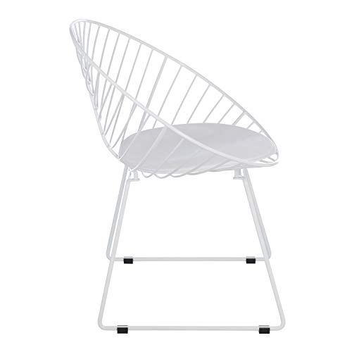 SKLUM Silla Mond Acero Mate Blanco - (Elige Color)