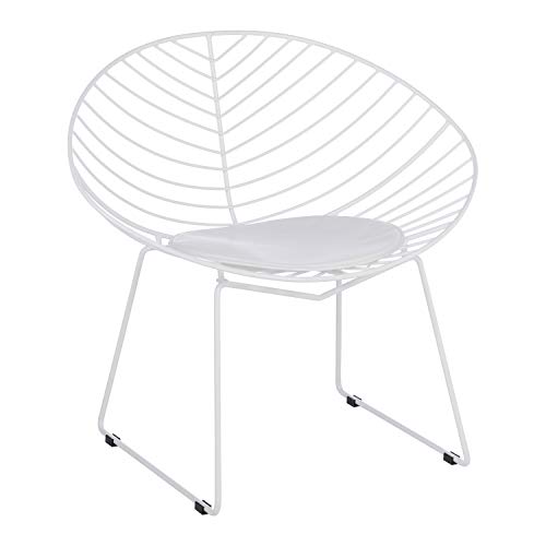 SKLUM Silla Mond Acero Mate Blanco - (Elige Color)