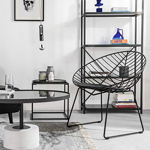 SKLUM Silla Mond Acero Mate Blanco - (Elige Color)