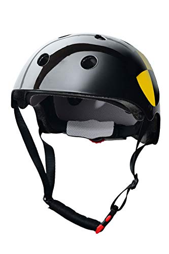 SkullCap® Kids BMX & Skate Helmet - Bicicleta Y Scooter Eléctrico, Diseño: Crash-Test, Talla: S