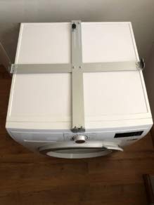 SLA1 - Soporte de acoplamiento universal para la colocación de columnas, ahorro de espacio, para secadoras/lavadoras técnicas