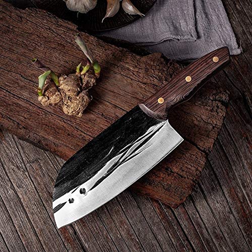SLAKF Cleaver Cuchillo de Cortar y rebanar Cuchillos de Cocina de la Mano de forja Sacrificio Cortador Deshuesado Herramientas Dividir (Color : Type 2)