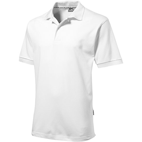 Slazenger Polo Modelo Forehand de Manga Corta Para Hombre (XXXL/Rojo Oscuro)