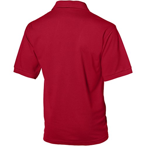Slazenger Polo Modelo Forehand de Manga Corta Para Hombre (XXXL/Rojo Oscuro)