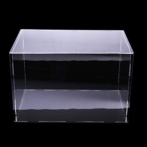 SM SunniMix Caja Exhibidor de Acrílico para Figura de Acción Modelo Anime (Varios Tamaños para Selección) - 32x25x25cm