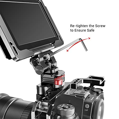 SMALLRIG Soporte de Monitor Giratorio e Inclinable con Adaptador de NATO Clamp - BSE2347