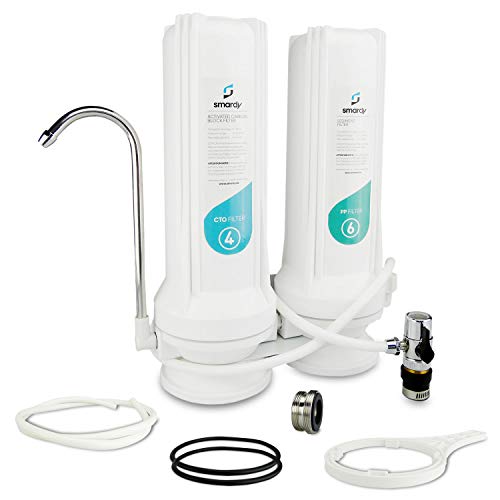 smardy BASIC 202 Sistema de agua filtrada, acoplado al grifo - 2000 L/día - filtración 2 fases