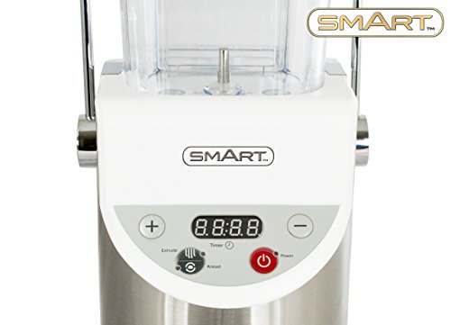 Smart, máquina de pasta con rallador mini, totalmente automática para preparar la pasta casera, incluyendo espaguetis, tagliatelle, noodle y mucho más SPM400-SS