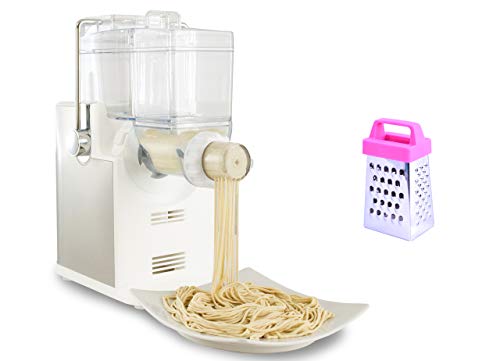 Smart, máquina de pasta con rallador mini, totalmente automática para preparar la pasta casera, incluyendo espaguetis, tagliatelle, noodle y mucho más SPM400-SS