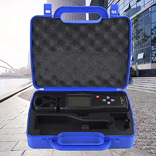 SMART SENSOR Anemómetro AS806 Medidor de viento digital portátil 0-45 m/s LCD Velocidad del viento Temperatura Probador de flujo de aire Vela Regalos