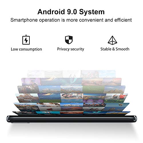 Smartphone Libre, OUKITEL C16 Pro Android 9.0 4G Dual SIM Telefonos Moviles, Pantalla de Gota de Agua de 5,71 Pulgadas Teléfono Movil,3300mAh Batería 32GB ROM Dual Cámaras Smartphone, Negro