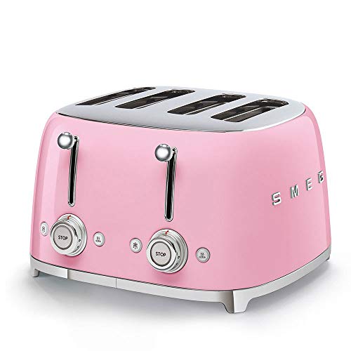 Smeg 770926339 Tostador, Rosa