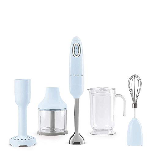 Smeg Batidora de mano HBF02PBEU, Azul Pastel