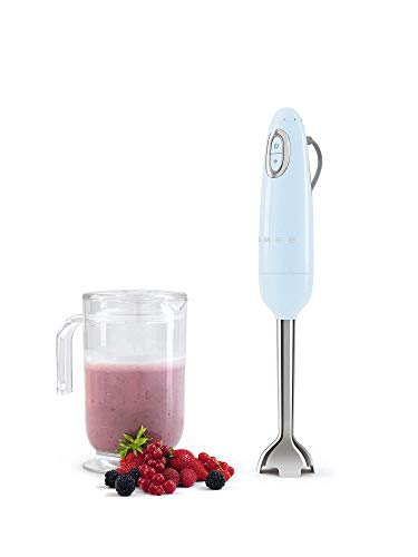 Smeg Batidora de mano HBF02PBEU, Azul Pastel