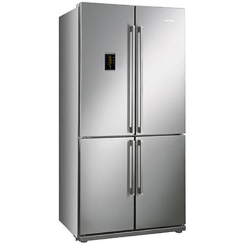 Smeg FQ60XPE Independiente 610L A+ Acero inoxidable nevera puerta lado a lado - Frigorífico side-by-side (Independiente, Acero inoxidable, Puerta francesa, LED, 610 L, SN-T)