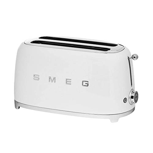SMEG Tostador TSF02SSEU, 1500 W, Acero Inoxidable, 2 Ranuras, cromo