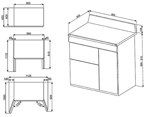 Smeg TR93PD - Cocina (Cocina independiente, Crema de color, Giratorio, Frente, Encimera de gas, Pequeño)