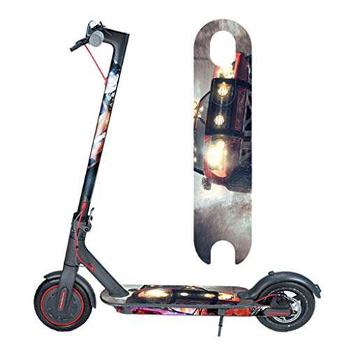 SMILEQ Accesorios de Bicicleta Scooter eléctrico de Cuerpo Entero Pegatinas Cinta Paster Antideslizante For Xiaomi Mijia M365 Pro (B)