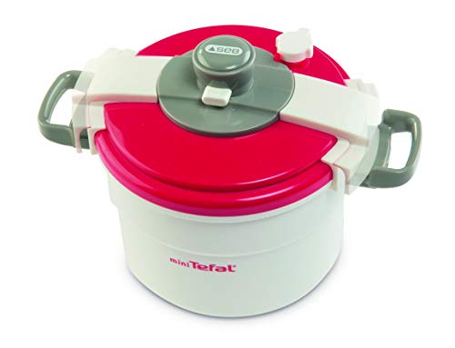 Smoby Tefal Mini Pressure Cooker - Juguetes de rol para niños (3 Año(s), Femenino, Gris, Rojo, Color Blanco, 10 cm, 8 cm, 10 cm)