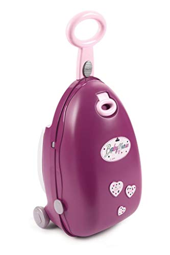 Smoby- Trolley para muñecos, Color Morado (220346)