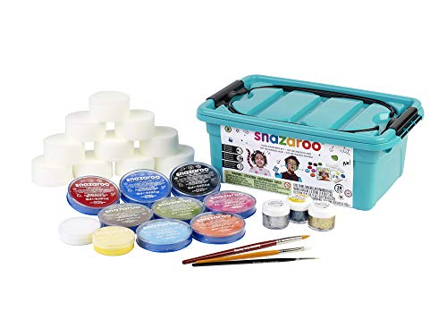 Snazaroo - Pintura facial y corporal, mini kit para principiantes, 14 piezas , color/modelo surtido