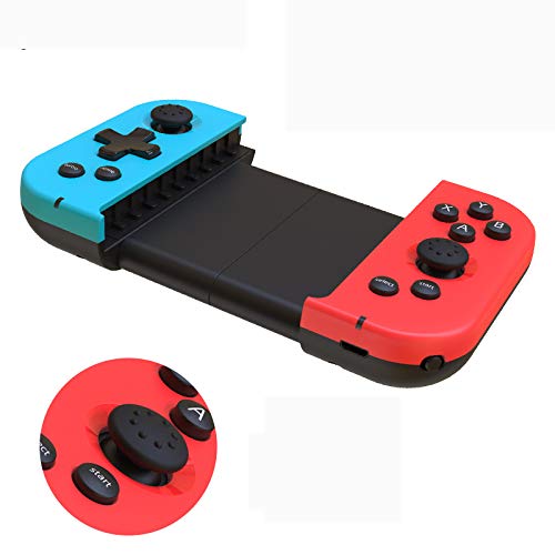 SNOWINSPRING Controlador de Juegos de TeléFono InaláMbrico Manejar TelescóPico PUBG Gamepad para Android IOS Smartphone
