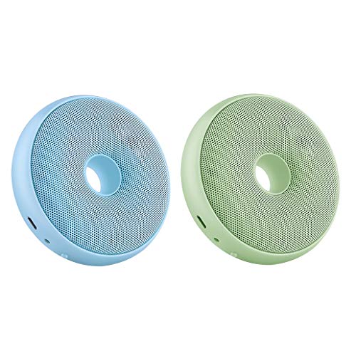 SNOWINSPRING Purificador de Aire Hogar Donut EléCtrico Refrigerador PortáTil para Coche Generador de Ozono (Verde)