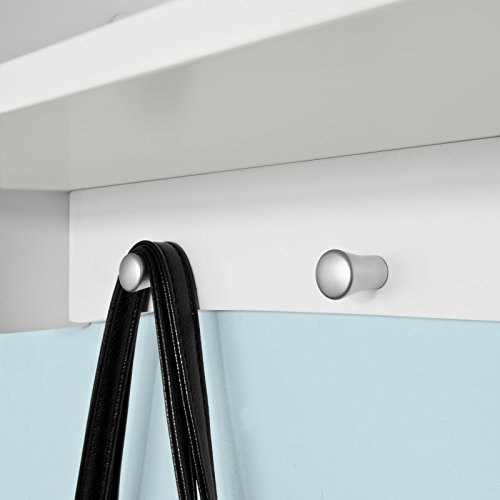 SoBuy® Estantes de Pared, Armario suspendido, Estanteria para trasteros, Blanco, FRG48-W, ES