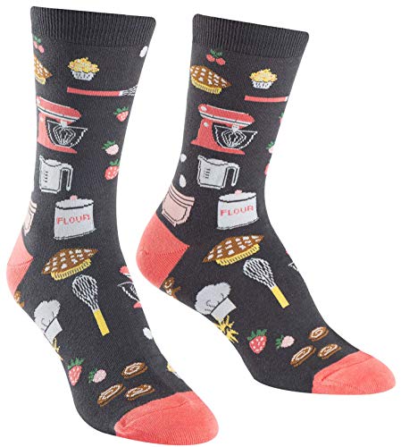 Sock It To Me Batir Calcetines de Negocios, Calcetines de Cocina para Mujeres Un tamaño Gris