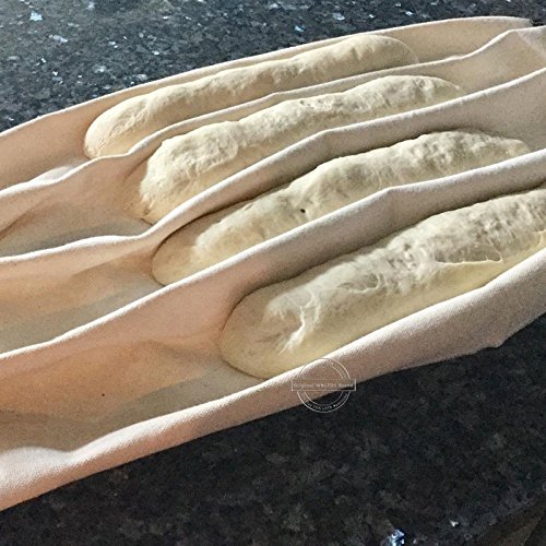 SODIAL fermentado Panos de panaderia para Pruebas de Masa Que prueban Baguette de Pan Hornear Pasteles Herramientas de Cocina de pasteleria 60x90CM
