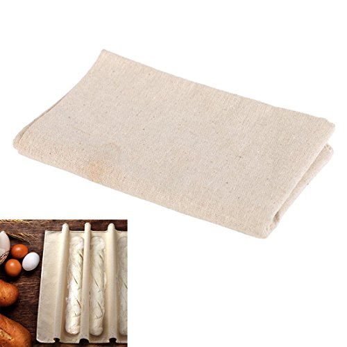 SODIAL fermentado Panos de panaderia para Pruebas de Masa Que prueban Baguette de Pan Hornear Pasteles Herramientas de Cocina de pasteleria 60x90CM