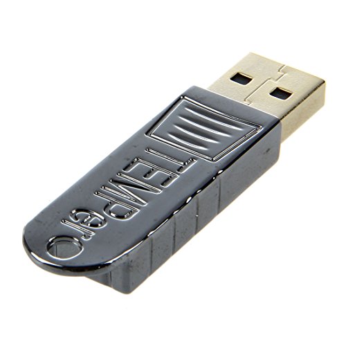 SODIAL Gold TEMPer PC USB portatil registrador de datos de sensor de temperatura