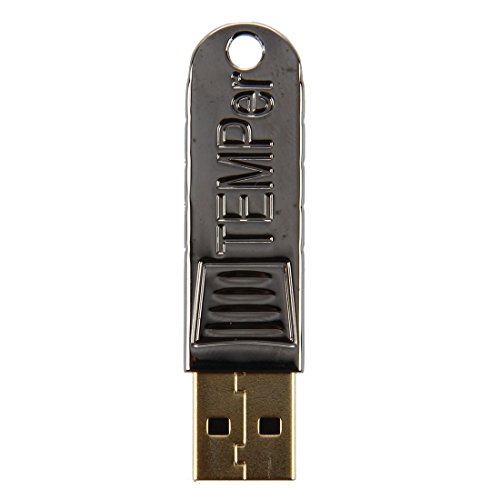 SODIAL Gold TEMPer PC USB portatil registrador de datos de sensor de temperatura