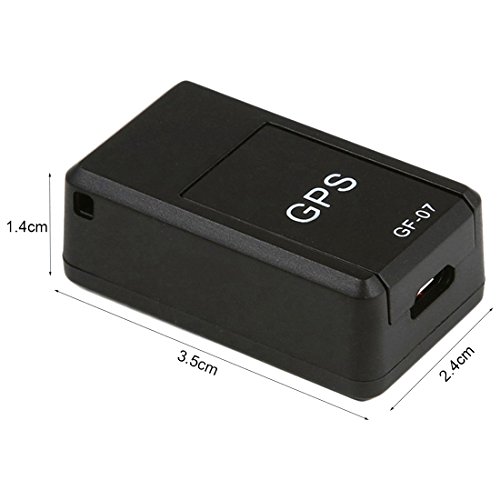 SODIAL Mini Dispositivo de Seguimiento magnetico GF07 portatil en Tiempo Real Localizador GPRS Dispositivo Anti-perdida grabacion Consulta de Seguimiento Global