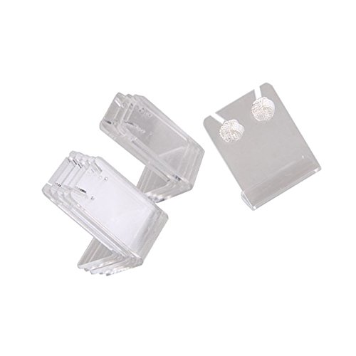 SODIAL(R) 10X Exhibidor Expositor Estante 2par Pendiente Colgante