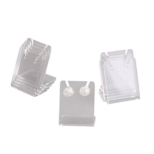 SODIAL(R) 10X Exhibidor Expositor Estante 2par Pendiente Colgante