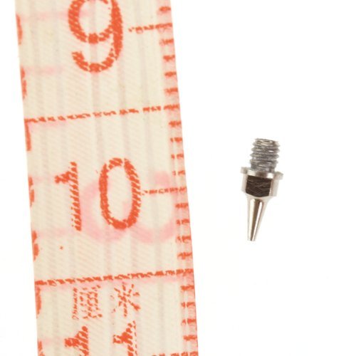 SODIAL(R) Reemplazo de boquilla de acero inoxidable 0.2mm para Aerografo 5Pcs