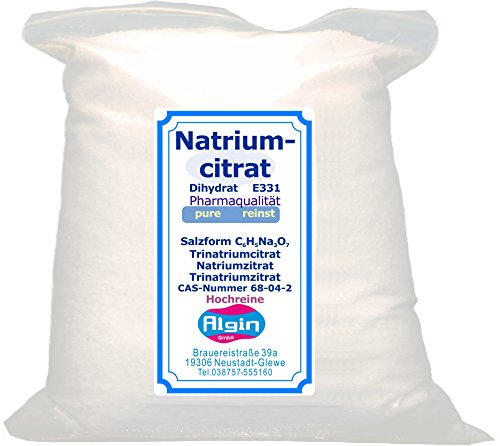 Sodio citrat 500 g Clip de Bolsa trinatriumc itra T E331