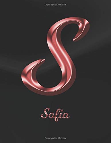 Sofia: 2020 - 2021 | 365 Page Daily Planner to Plan Each Day | Black Marble Rose Gold Pink Effect Initial Letter S | January 20 - December 20 | ... | Plan Days, Set Goals & Get Stuff Done
