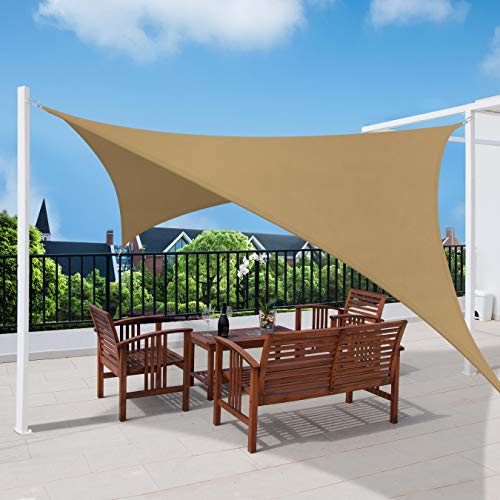 Sol Royal SolVision PS9 Vela de Sombra Toldo Parasol 400x200 cm PES Repelente del Agua Arena protección UV