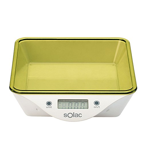 Solac BC6260 Bascula de Cocina, Acero Inoxidable